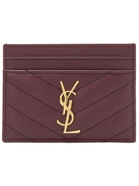 ysl card holder red|selfridges ysl card holder.